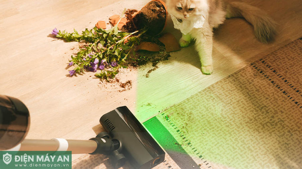 Máy hút bụi cầm tay Roborock H60 Hub Pro - Đen